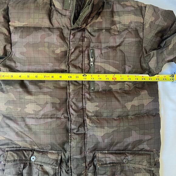 GAP Kids XXL Camo Houndstooth Sherpa-Lined Parka Jacket – Rare Y2K Style - Picture 10 of 12